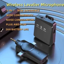 میکروفن یقه ای مدل AP004 تک کاربره با درگاه Lightning