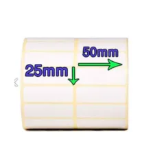 برچسب پرینتر لیبل زن مدل 25x50