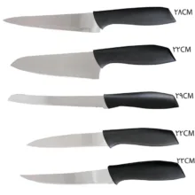 سرویس چاقو 6 پارچه با تیغه فولاد ضدزنگ و با دسته باکالیت پروتی مدل Colte Terra