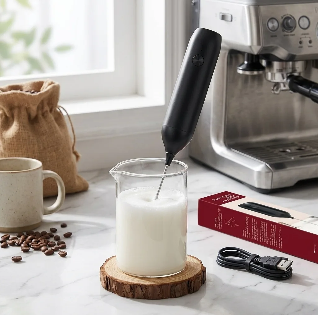 همزن شیر مدل Electric Milk Frother Rechargeable