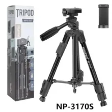 سه پایه دوربین نیفو مدل NP-3170S با حداکثر ارتفاع 110 سانتی‌متر