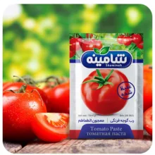 کنسرو رب گوجه فرنگی شامینه - 70  گرم بسته 25 عددی