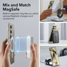 کاور قاب تک مدل مگ سیف magsafe مناسب برای گوشی موبایل سامسونگ Galaxy S24 ULTRA