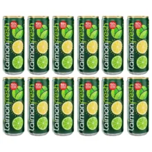 نوشیدنی گازدار با طعم لیموناد لایمون فرش - 330 میلی لیتر بسته 12 عددی