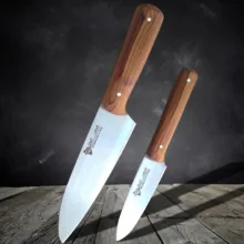 ست 2 پارچه چاقو آشپزخانه الماس زنجان مدل 01