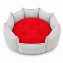 جای خواب سگ و گربه مدل لوکس دو رو تدی و شنل دلپناه