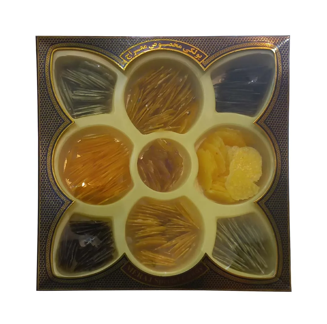 پولکی مخصوص هدیه در 9 طعم - 1600 گرم بسته 4 عددی