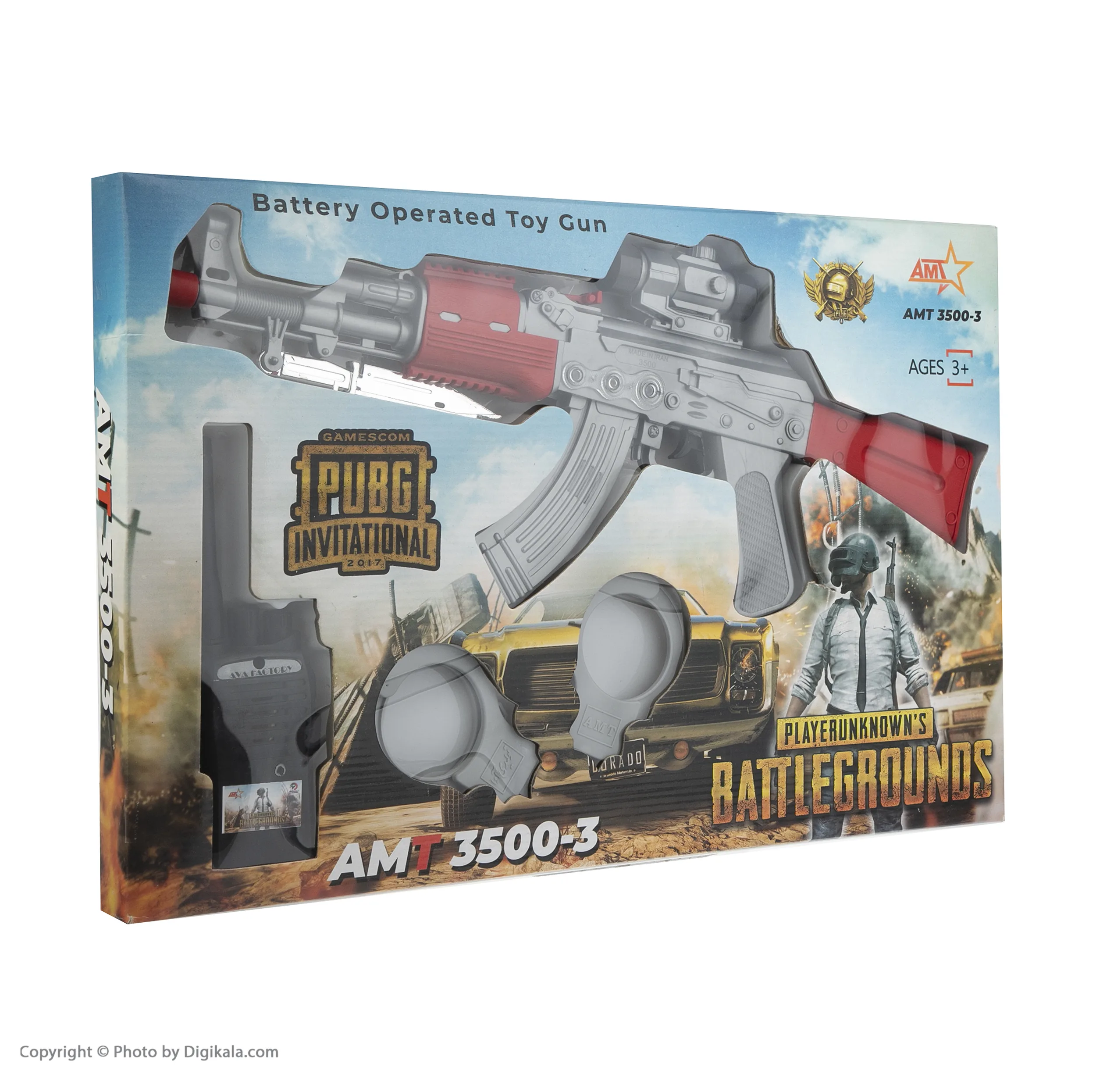 اسباب بازی جنگی آوا طرح BATTLEGROUNDS مدل AMT3500-3
