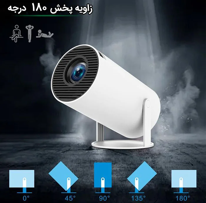 مینی ویدئو پروژکتور مدل P1400 با رزولوشن 360*480