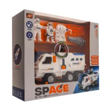 اسباب بازی طرح کامیون فضایی و فضانورد مدل space explore truck کد H -204