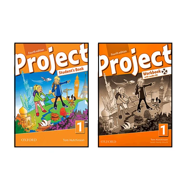کتاب Project 1 - Fourth Edition اثر Tom Hutchinson انتشارات Oxford دو جلدی