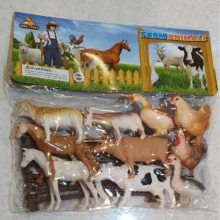 فیگور نیکی تویز طرح حیوانات اهلی مدل FARM ANIMALS بسته 14 عددی