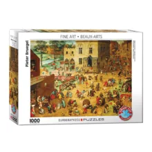 پازل 1000 تکه یوروگرافیکس پازلز مدل Children’s Games كد 6037 مناسب نوجوان و بزرگسال