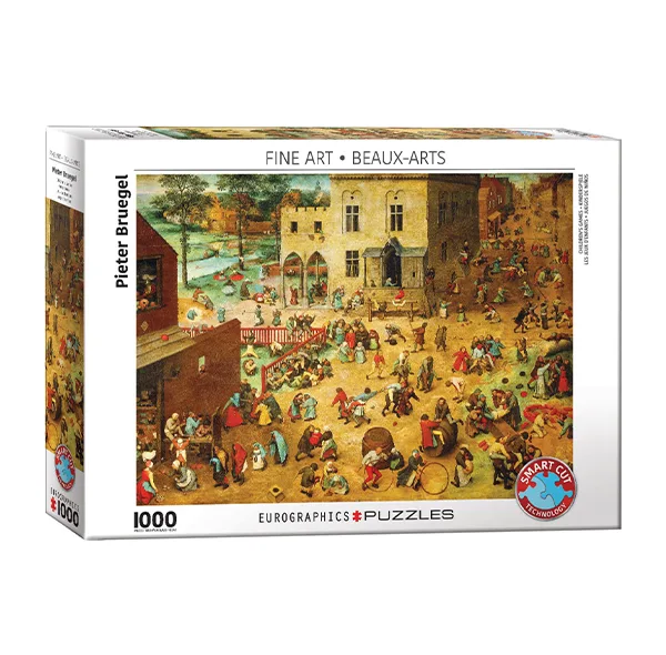 پازل 1000 تکه یوروگرافیکس پازلز مدل Children’s Games كد 6037 مناسب نوجوان و بزرگسال