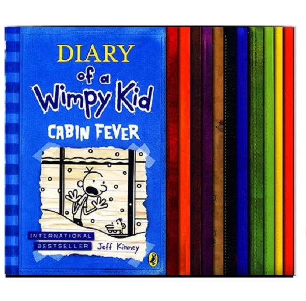 کتاب Wimpy kid Book Series اثر jeff kinny نشر Recorded Books دوازده جلدی