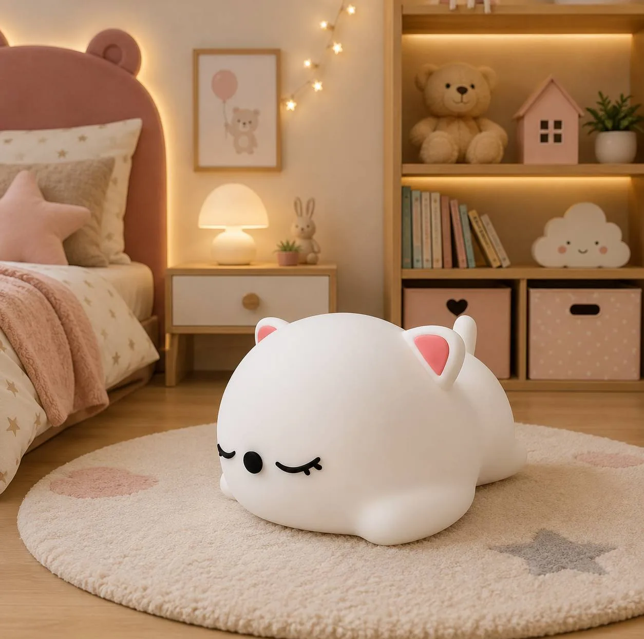 چراغ خواب اتاق کودک مدل Snoring Cat