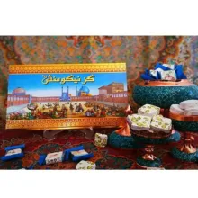 گز لقمه 18 درصد پسته گز نیکومنش - 350 گرم