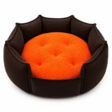 جای خواب سگ و گربه مدل لوکس دو رو تدی و شنل دلپناه