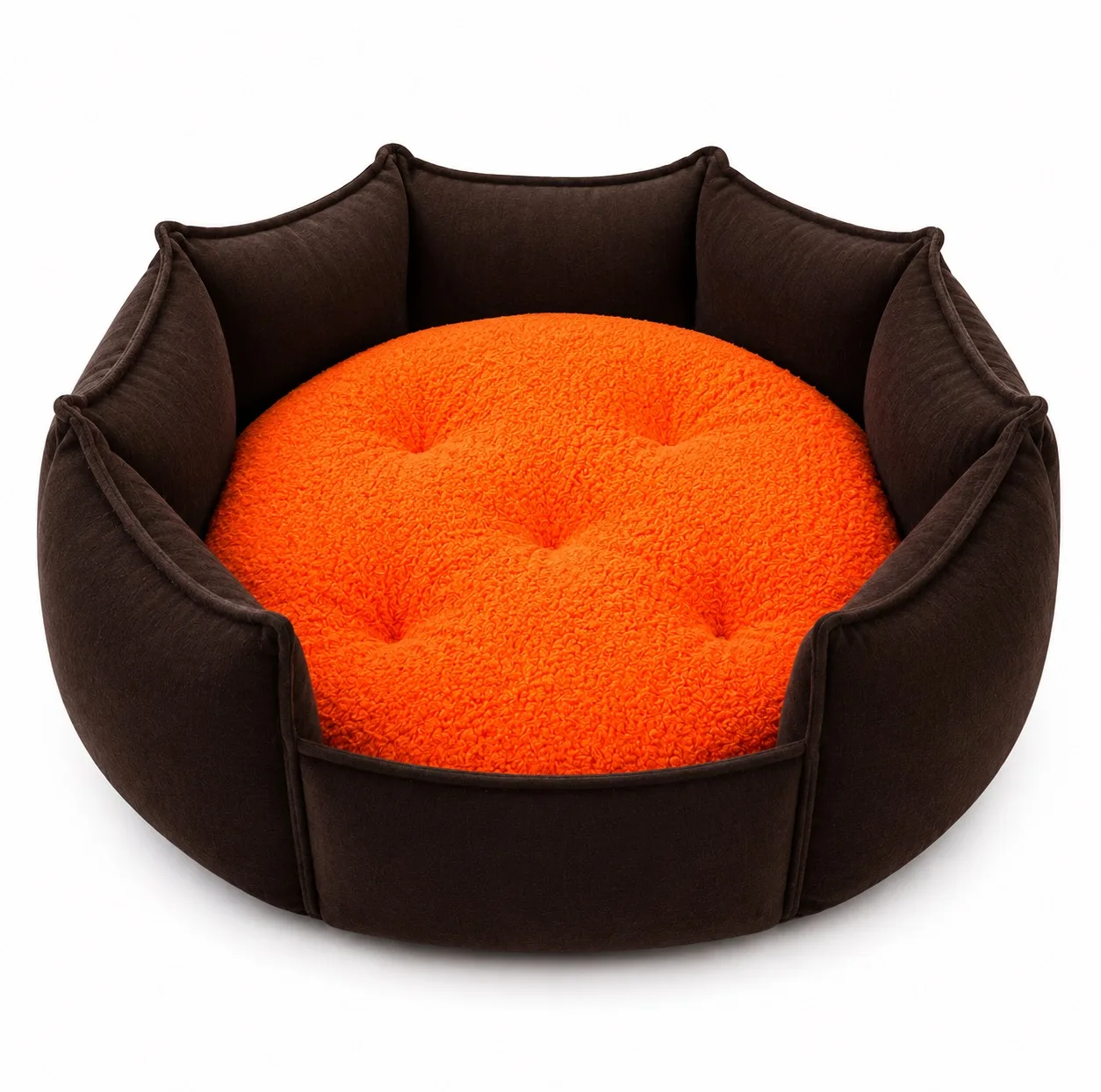 جای خواب سگ و گربه مدل لوکس دو رو تدی و شنل دلپناه