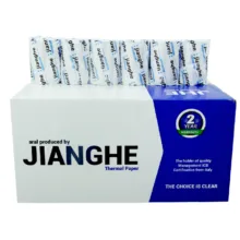 کاغذ پرینتر حرارتی 40 متری 79 جیانگ آرال سفید بسته بندی 60 عددی