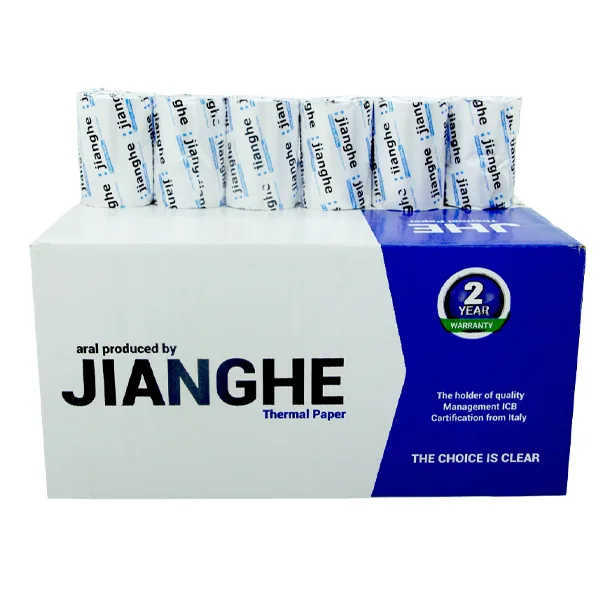 کاغذ پرینتر حرارتی 40 متری 79 جیانگ آرال سفید بسته بندی 60 عددی