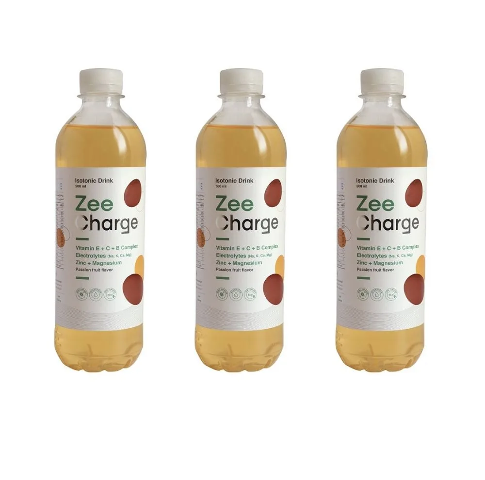 نوشیدنی ورزشی پشن فروت زی شارژ - 500 میلی لیتر بسته 3 عددی