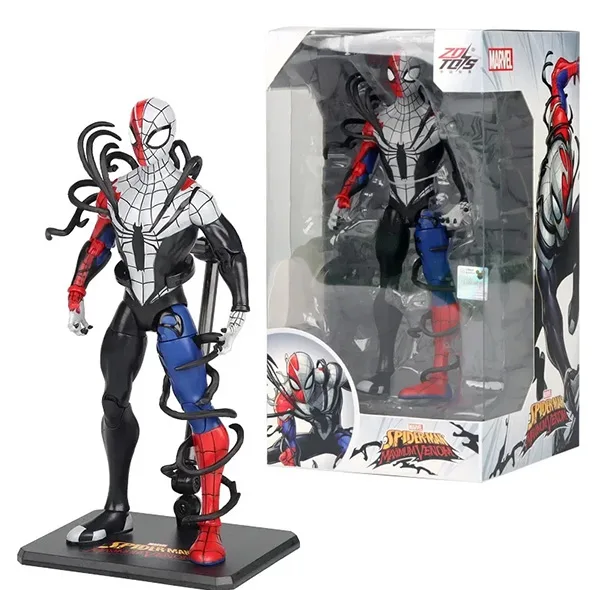 اکشن فیگور طرح مرد عنکبوتی مدل Venom Hero Spiderman ارتفاع 18 سانتیمتر