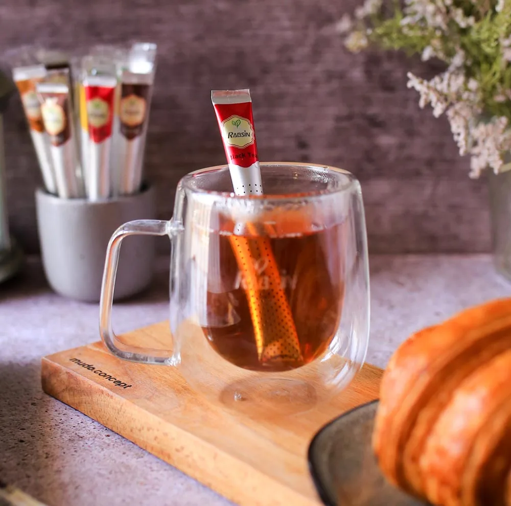 چای سیاه ساشه ای برگاموت رابسین بسته 50 عددی