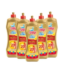 مایع ظرفشویی لوفانته مدل GOLDEN حجم 1 لیتر مجموعه 5 عددی