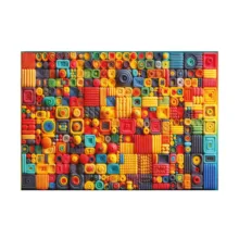پازل 1000 تکه آرت پازل مدل Crazy Cubes كد 41037 مناسب نوجوان و بزرگسال
