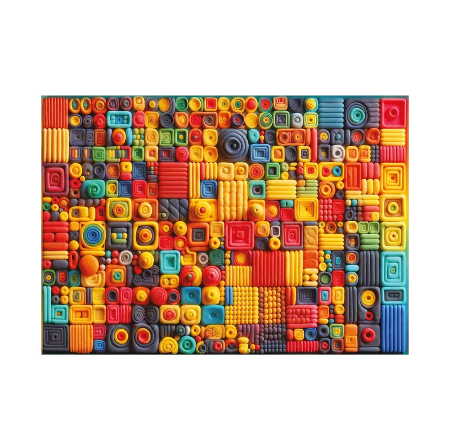 پازل 1000 تکه آرت پازل مدل Crazy Cubes كد 41037 مناسب نوجوان و بزرگسال