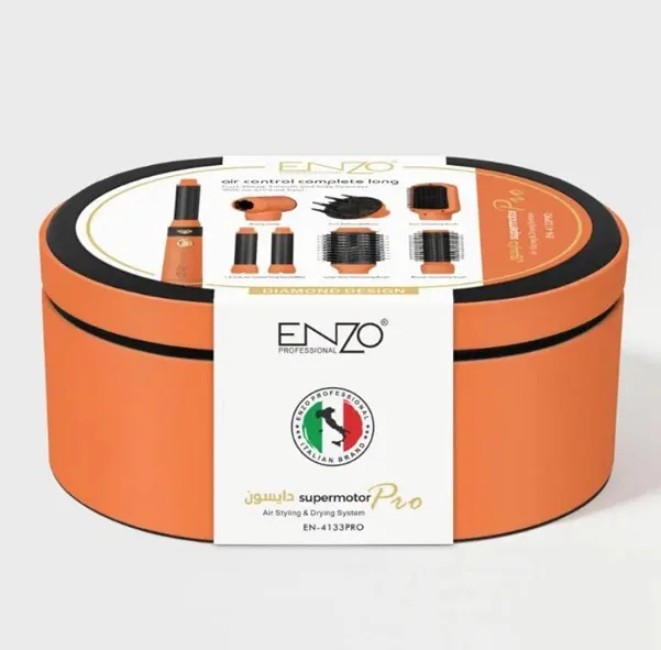 سشوار برس دار حالت دهنده 1500 وات انزو پروفیشینال مدل EN-4133 PRO