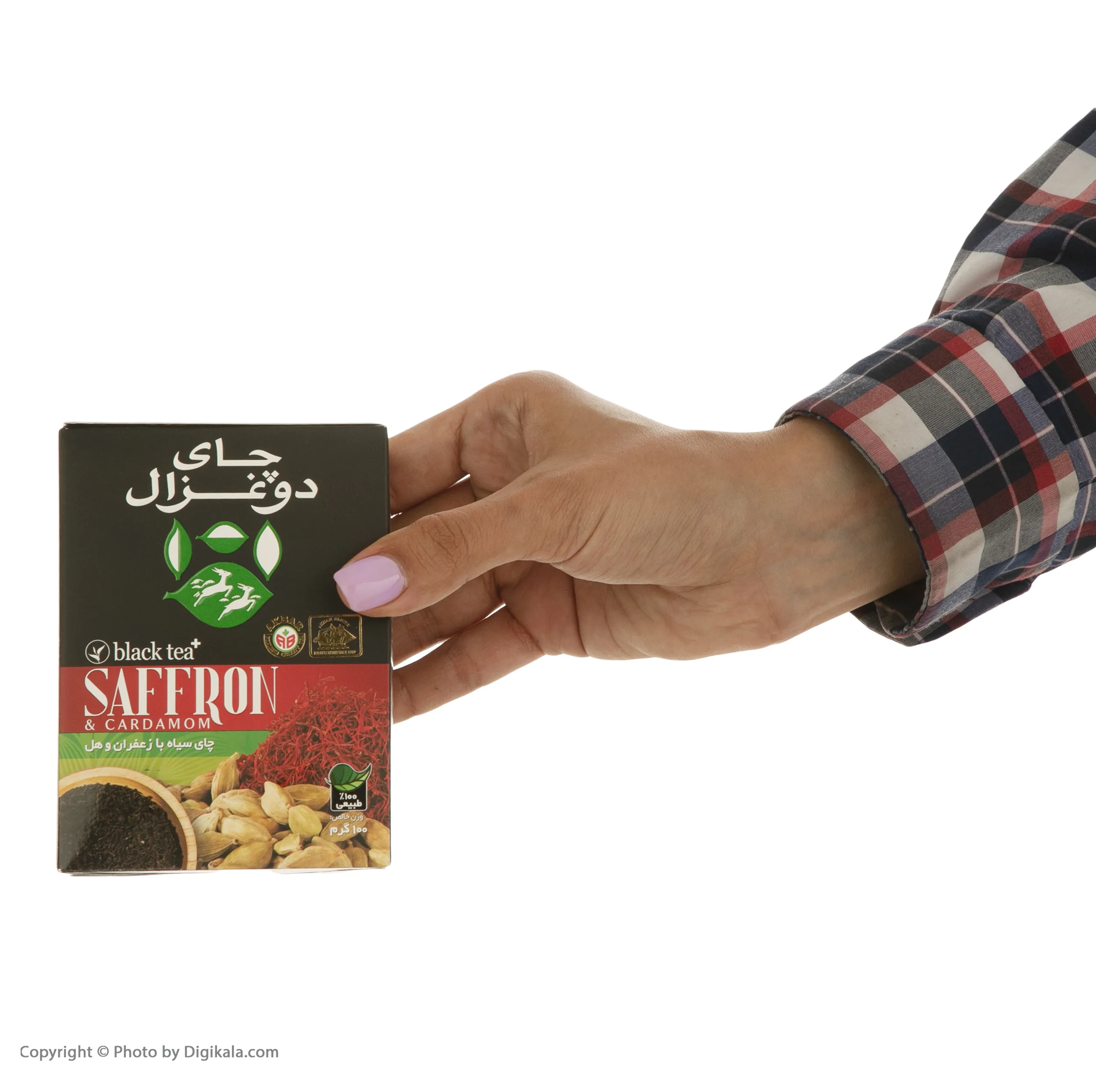 چای سیاه طعمدار دوغزال - 100 گرم مجموعه 4 عددی