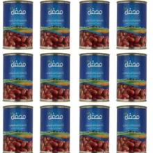 کنسرو لوبیا چیتی محفل در سس گوجه فرنگی – 380 گرم بسته 12عددی