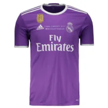 ست تی‌شرت و شلوارک ورزشی پسرانه مدل رئال مادرید طرح رونالدو کد Away 2017