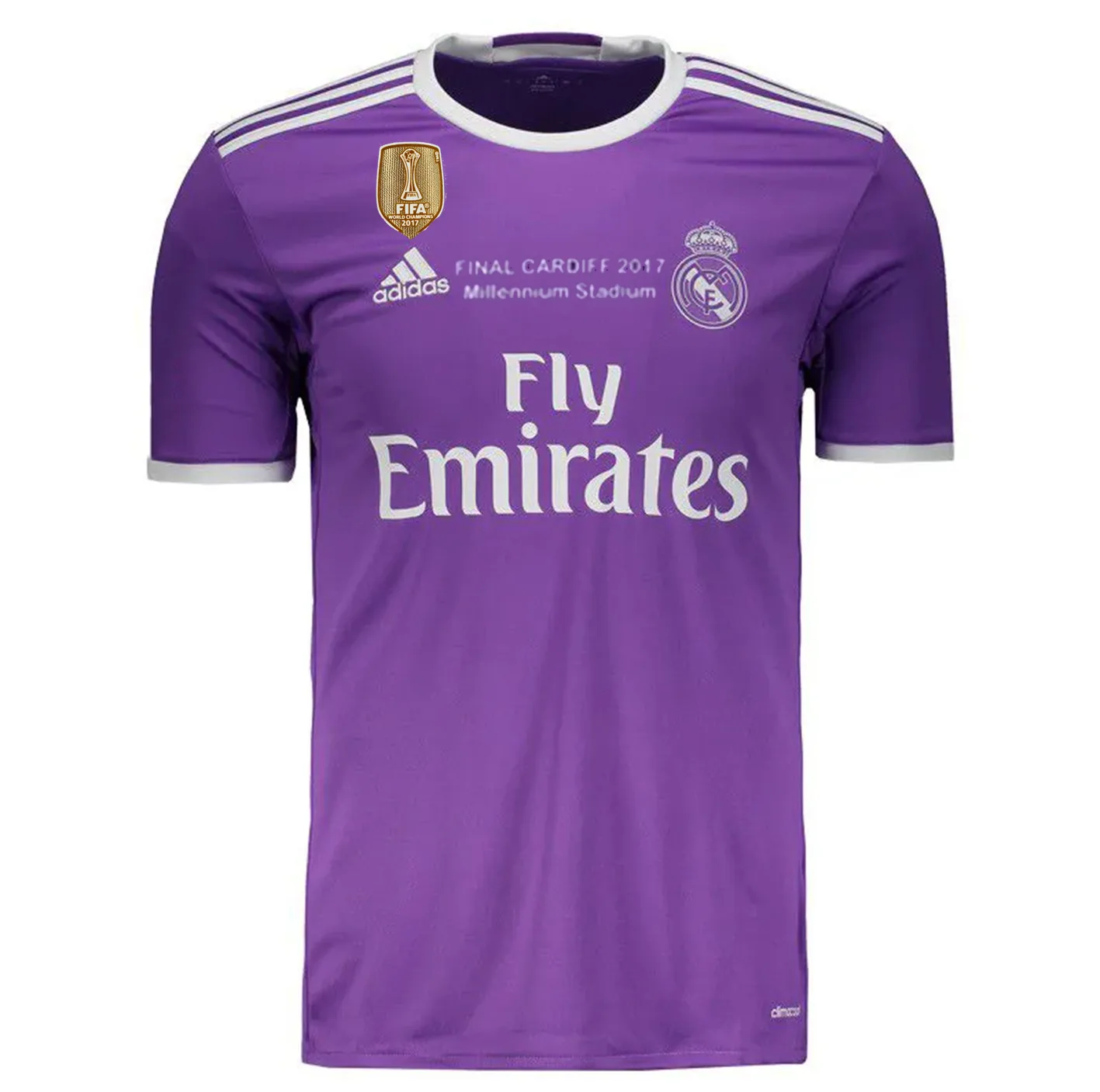 ست تیشرت و شلوارک ورزشی پسرانه مدل رئال مادرید طرح رونالدو کد Away 2017