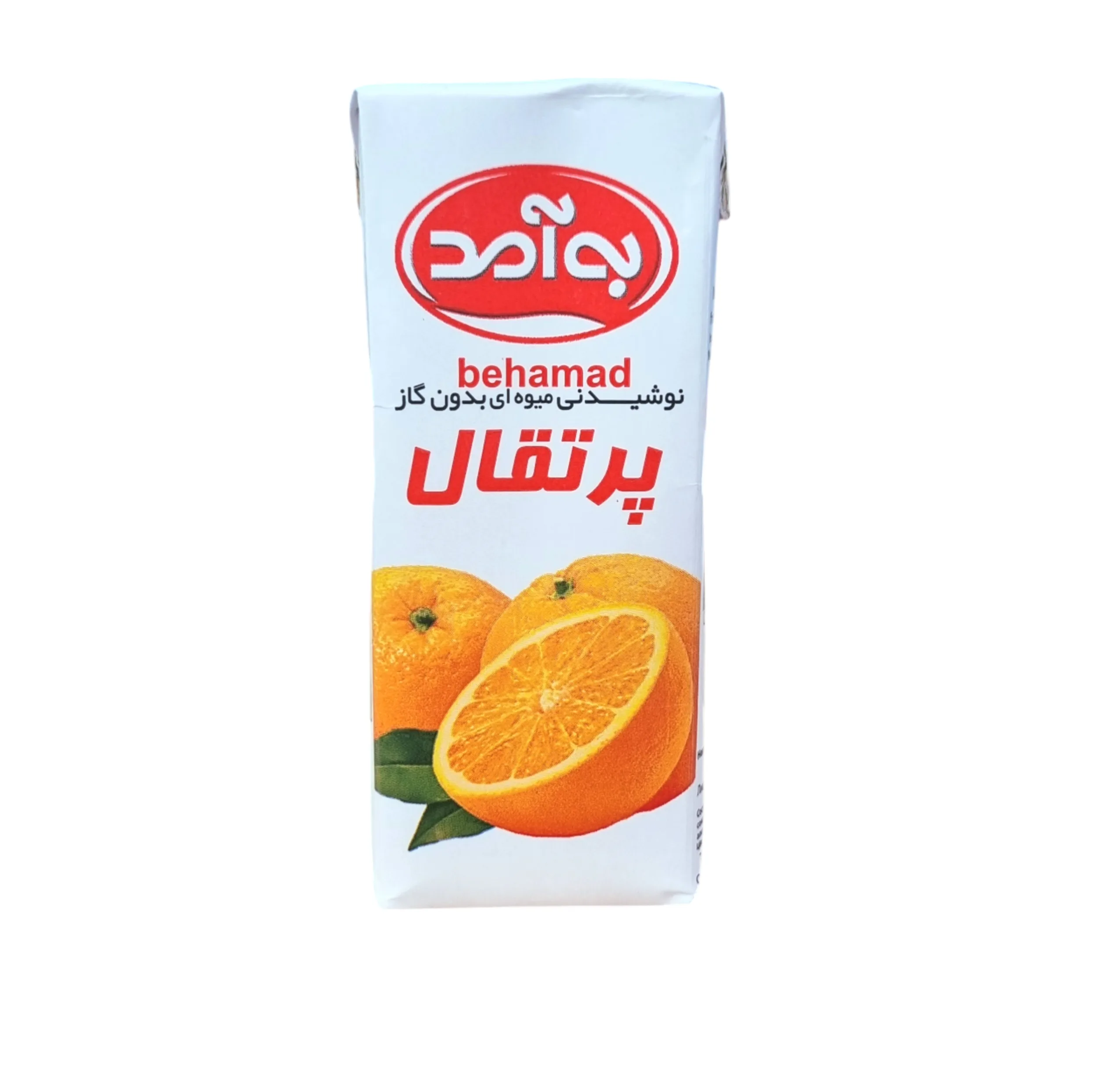 آبمیوه پرتقال به آمد - 200 میلی لیتر بسته 36 عددی