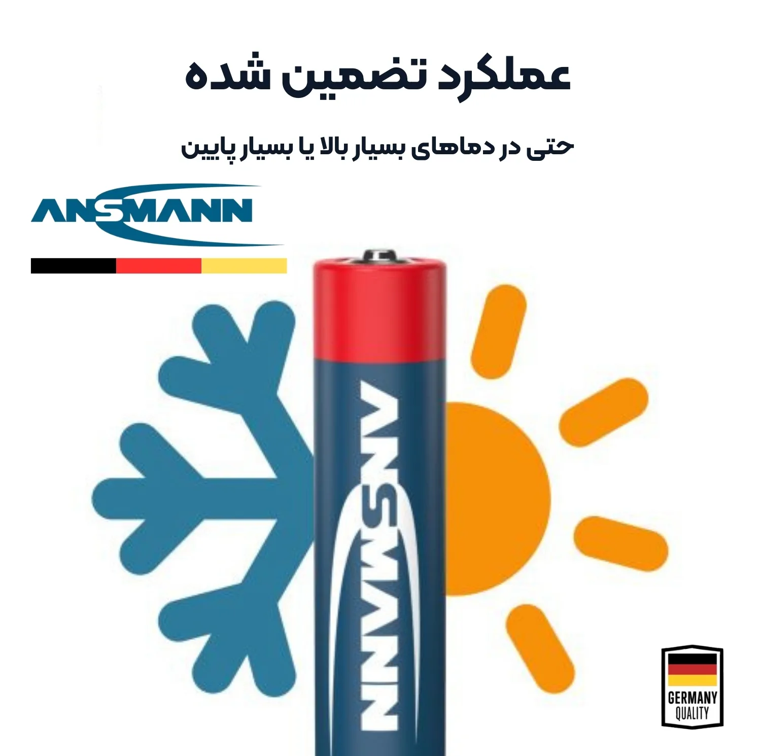 باتری قلمی آنسمن مدل Alkaline Plus بسته 16 عددی