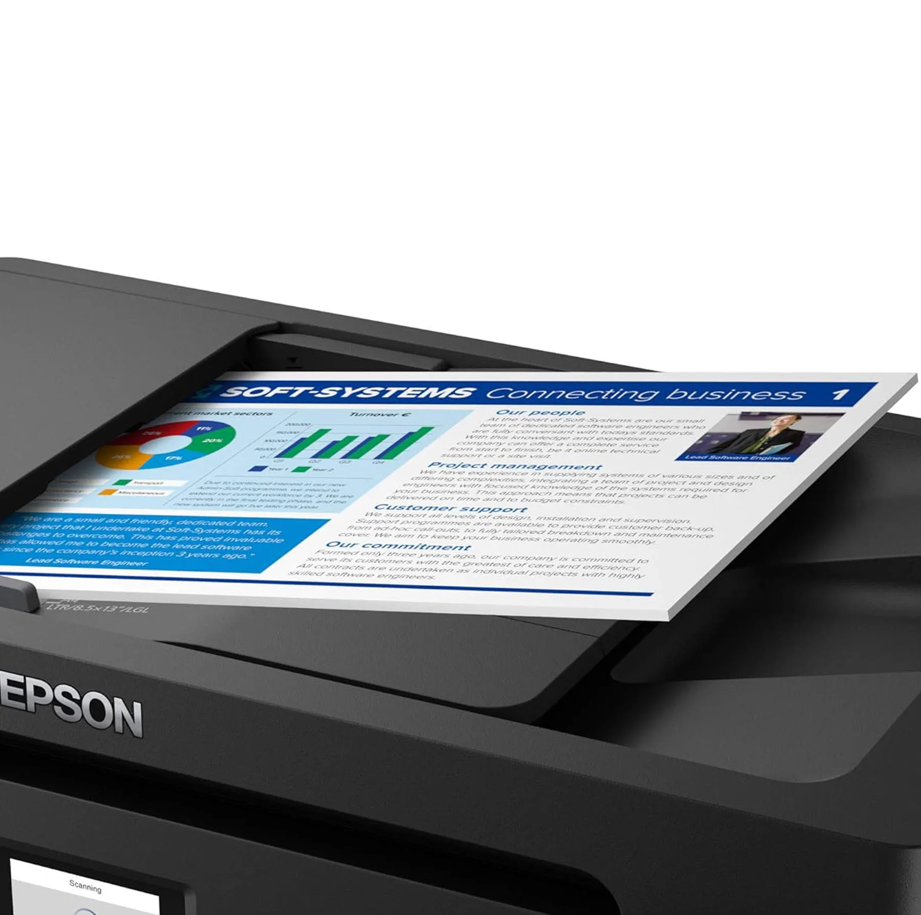 پرینتر چند کاره جوهر افشان اپسون مدل EcoTank L14150 A3 Plus