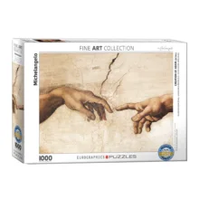 پازل 1000 تکه یوروگرافیکس پازلز مدل Creation of Adam كد 2016 مناسب نوجوان و بزرگسال