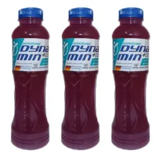 نوشیدنی ورزشی هیپوتونیک با طعم بلوبری و تمشک داینامین - 500 میلی لیتر بسته 3 عددی