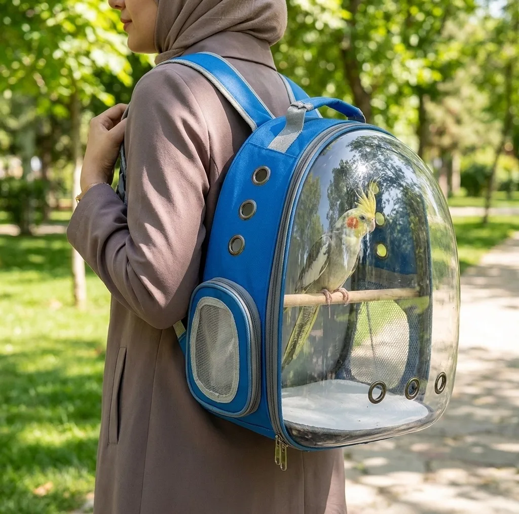 قفس عروس هلندی مدل کیف حمل پرنده