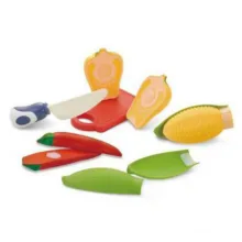 ست اسباب بازی مدل میوه برشی طرح سینی و چاقو کد 623-507
