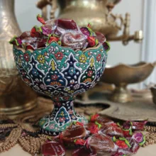 تافی ترش میوه ای تاکدیس - 1000 گرم