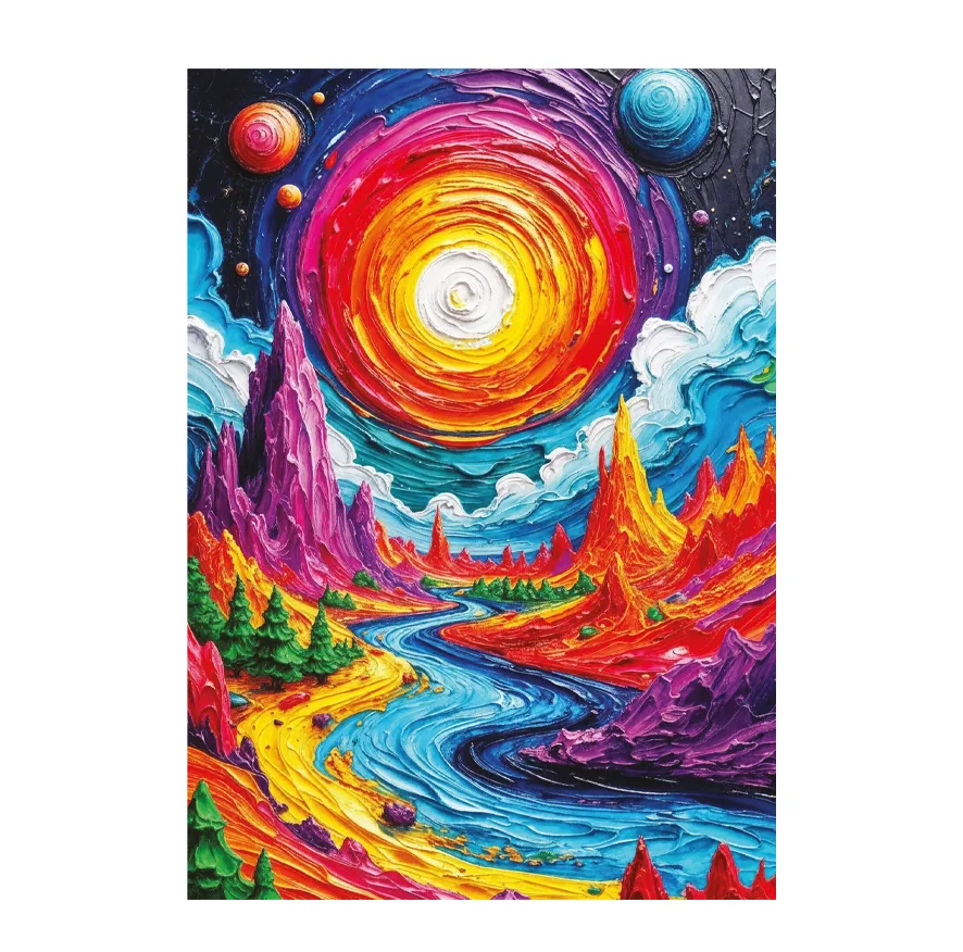 پازل 1000 تکه آرت پازل مدل Chromaverse كد 41027 مناسب نوجوان و بزرگسال