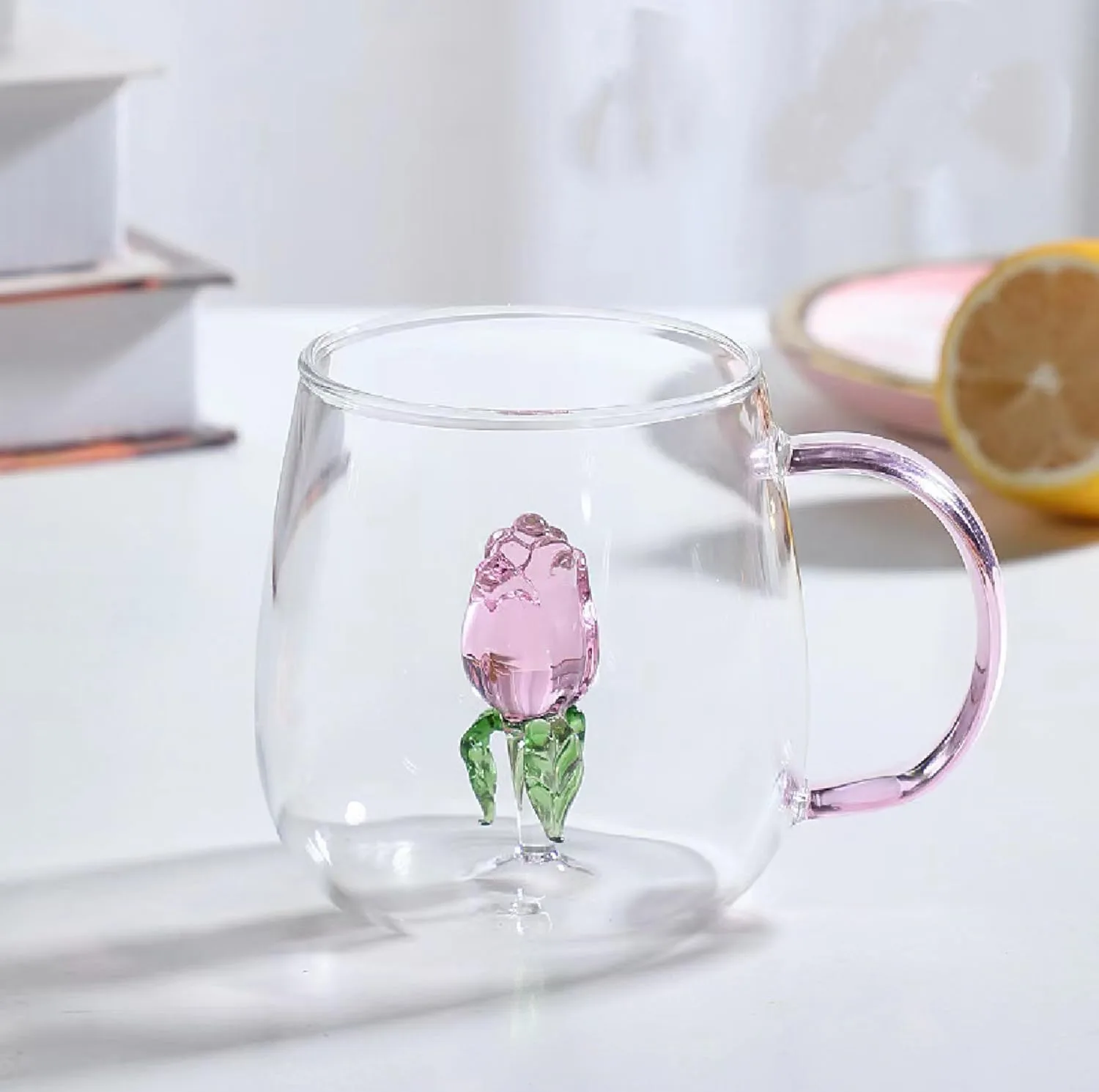 لیوان مدل داخل گلدار بروسیلیکات کد 1369n 2666