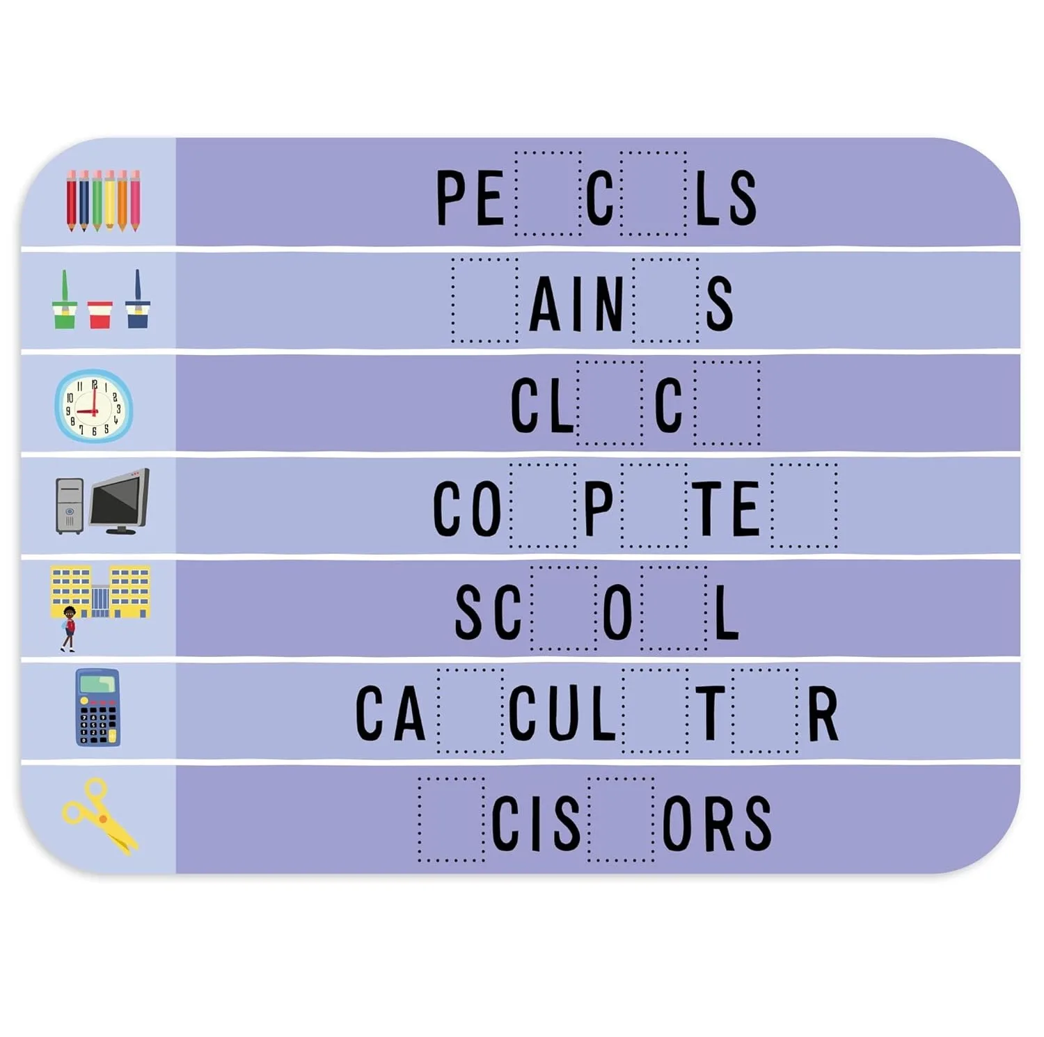کتاب Learn Easy Words with Magnetic Letters اثر جمعی از نویسندگان انتشارات آتم