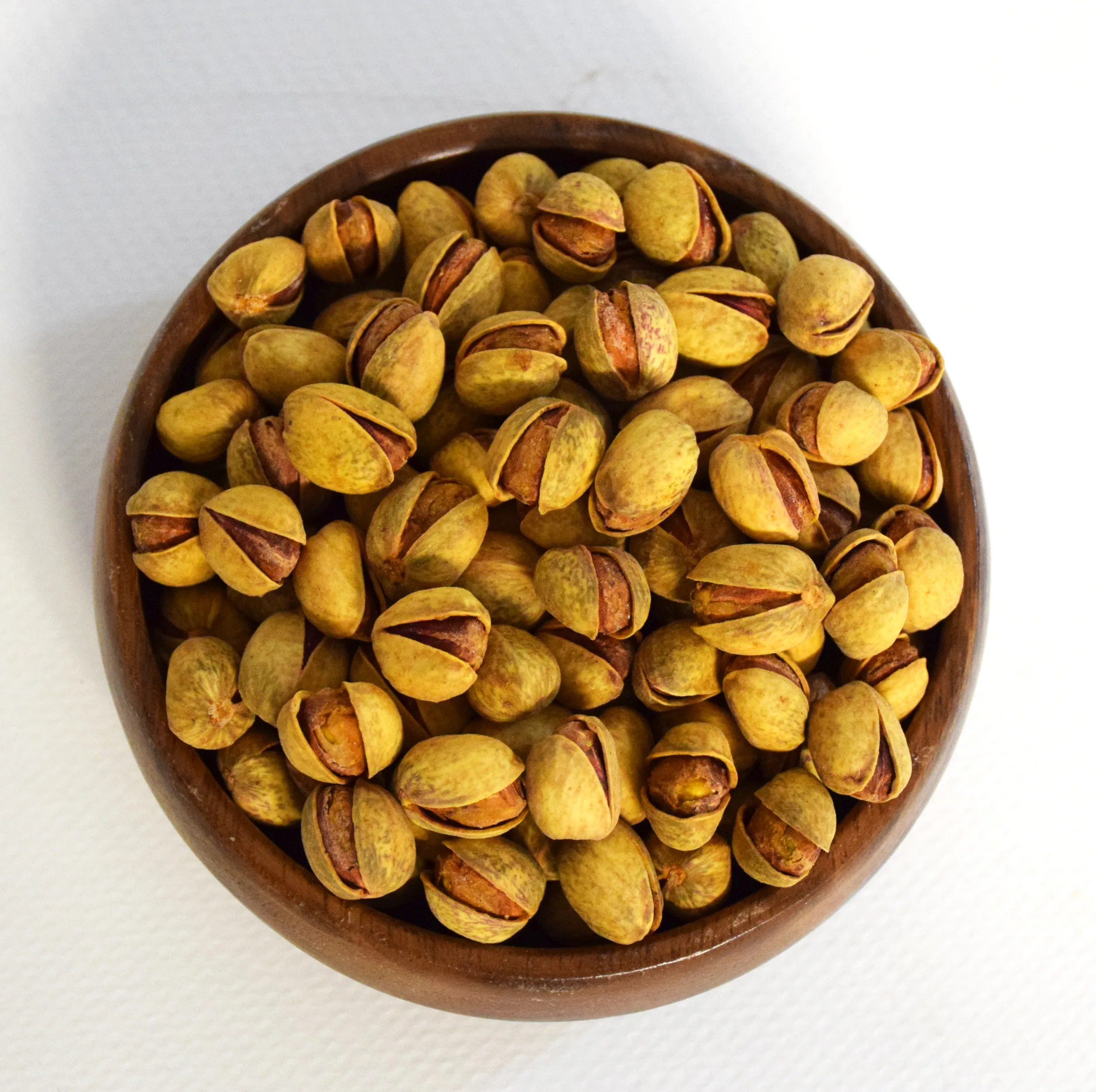پسته فندقی نمکین زعفرانی گهربد - 600 گرم