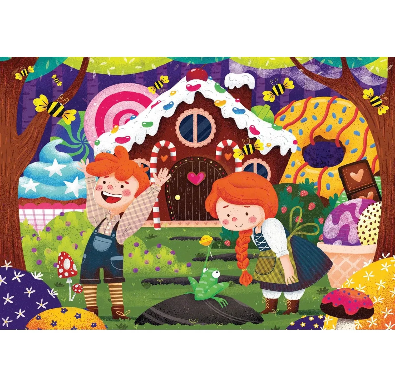 پازل 12 تکه راونزبرگر مدل Fairy Tales کد 12004045 مجموعه 2 عددی مناسب برای 3 سال به بالا