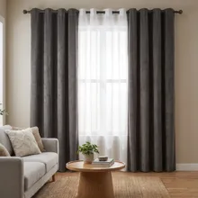پرده مدل پانچ نازلی سایز 150x280 سانتی متر